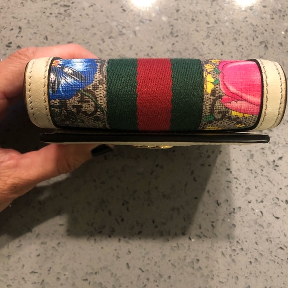 Gucci Ophidia GG Flora Card Case/Wallet rare! - Picture 5 of 15